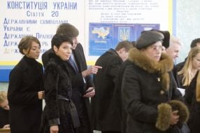 Татьяна Литвин с сыном Иваном и дочерью Еленой