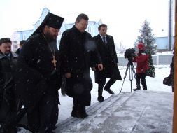 Viktor Yanukovich and Mikhail Zhar