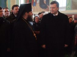 Viktor Yanukovich and Mikhail Zhar