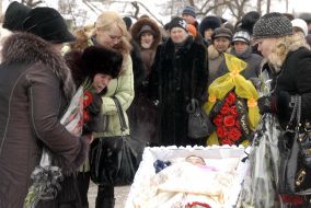 Похороны Антонины Баклановой