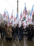 Mass meeting participants