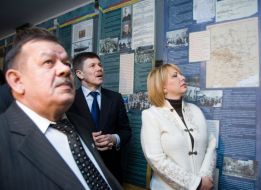 Yekaterina Yushchenko, Ivan Vasyunik and Roman Krutsyk