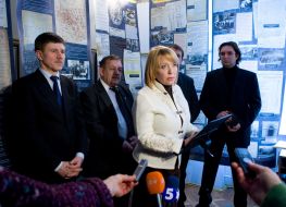 Yekaterina Yushchenko, Ivan Vasyunik and Roman Krutsyk