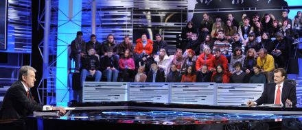 Viktor Yushchenko and Yevgeniy Kiselyov