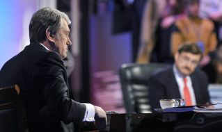 Viktor Yushchenko and Yevgeniy Kiselyov