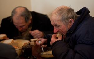 Beggars dinner at the Charity dining