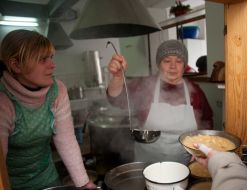 Lunch at the Charity dining