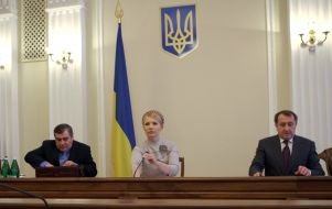 Yuliya Timoshenko, Bogdan Danilishyn and Vladimir Matviichuk