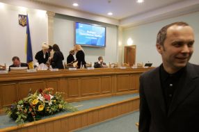 Vladimir Shapoval, Nestor Shugrich and Zhanna Usenko-Chernaya