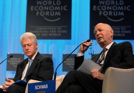Klaus Schwab and William J. Clinton