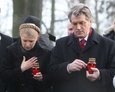 Viktor Yushchenko and Yuliya Timoshenko
