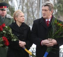 Viktor Yushchenko and Yuliya Timoshenko