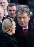 Viktor Yushchenko and Yuliya Timoshenko