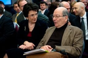 Нино Бурджанадзе и Жан-Пьер Сальтьель