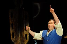 Scene from performance ”The House that Swift Built”