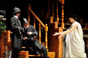 Scene from performance ”The House that Swift Built”