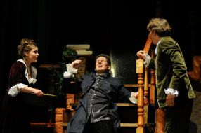 Scene from performance ”The House that Swift Built”