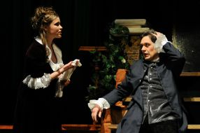 Scene from performance ”The House that Swift Built”