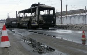 Обгоревшие автомобили