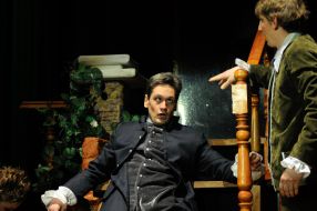 Scene from performance ”The House that Swift Built”