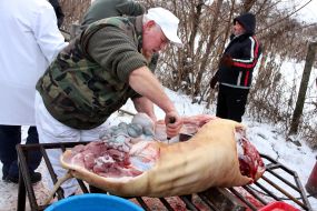 Разделка свиньи