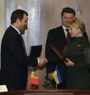 Юлия Тимошенко и Влад Филат