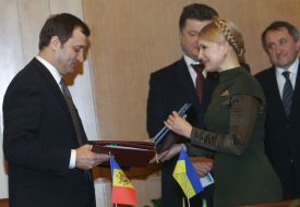 Юлия Тимошенко и Влад Филат