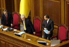 Aleksandr Lavrinovich, Vladimir Litvin and Nikolay Tomenko