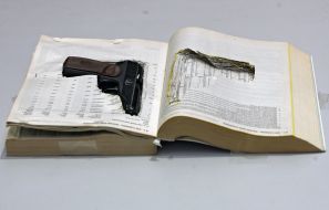 The book, which is a gun