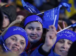 Supporters of leader of Party of regions