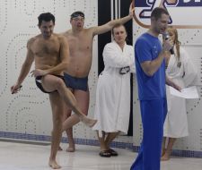 Andrey Dzhedzhula, Denis Silantev and Nataliya Valevskaya