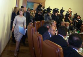 Cabinet ministers and representatives of mass-media