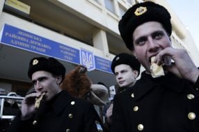 Sailors eat pancakes