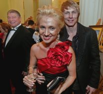 Yevgeniy Chervonenko, Kristina Gusina and Andrey Gusin