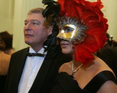 Yevgeniy Chervonenko with wife