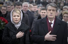 Viktor Yushchenko and Yuliya Timoshenko