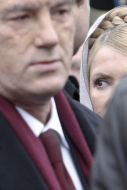 Viktor Yushchenko and Yuliya Timoshenko