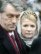 Viktor Yushchenko and Yuliya Timoshenko