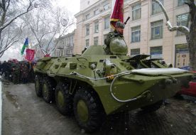 Armoured troop-carrier