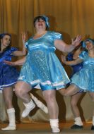 Participants of competition-festival on health and dancing аerobics