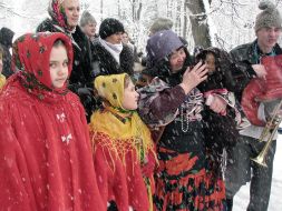 Participants of Pancake celebration