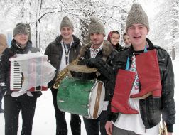 Participants of Pancake celebration