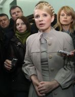 Yulia Tymoshenko gives interviews