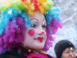 Участник празднования Масленицы