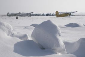 Airplanes and helicopters