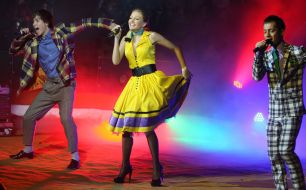 Artyom Mekh, Eva Bushmina and Stas Shurins