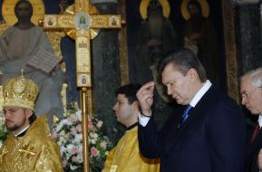 Nikolay Azarov and Viktor Yanukovich