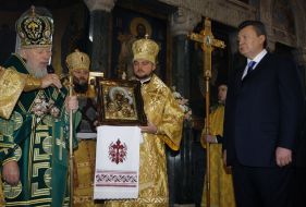 Vladimir (Sabodan) and Viktor Yanukovich