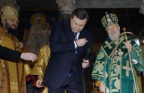 Vladimir (Sabodan) and Viktor Yanukovich