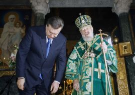 Vladimir (Sabodan) and Viktor Yanukovich